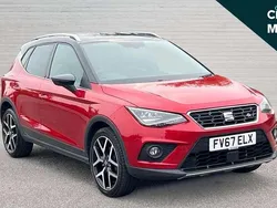 Red Used 2017 Seat Arona FR Sport SUV | £9,463 (Fair price)