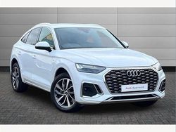White Used 2022 Audi Q5 Sportback S-Line SUV | £33,470 (Fair price)