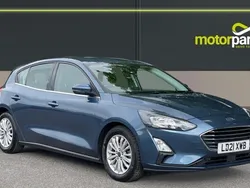 Blue Used 2021 Ford Focus Titanium Hatchback | £12,800 (Good price)