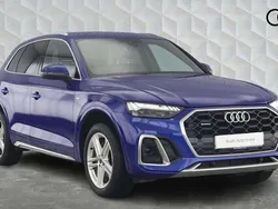 Blue Used 2021 Audi Q5 S-Line SUV | £30,200 (Fair price)