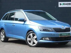 Denim blue metallic Used 2017 Skoda Fabia Estate | £12,295 (Fair price)