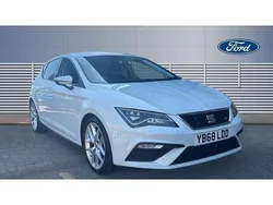 White Used 2018 Seat Leon FR Hatchback | £10,994 (Fair price)