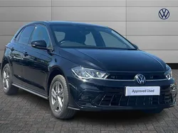Black Used 2024 VW Polo R-line Hatchback | £20,690 (Fair price)