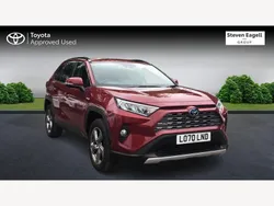 Red Used 2021 Toyota RAV4 Hybrid Design SUV | £28,109 (Fair price)