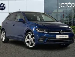 Blue Used 2022 VW Polo Style Hatchback | £14,265 (Fair price)