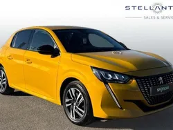 Yellow Used 2022 Peugeot 208 Allure Premium Hatchback | £13,344 (Good price)
