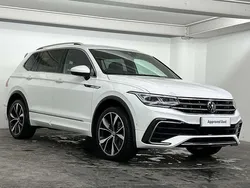 White Used 2022 VW Tiguan Allspace Elegance SUV | £27,195 (Fair price)