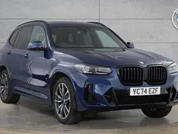 Blue Used 2024 BMW X3 M Sport SUV | £41,850 (Fair price)