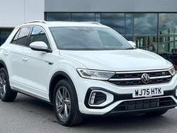 Pure white New 2025 VW T-Roc R-line SUV | £29,507 (Super price)