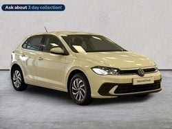 White Used 2022 VW Polo Life Hatchback | £15,027 (Fair price)