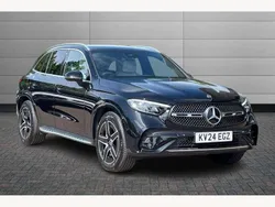 Black Used 2024 Mercedes GLC300e AMG line SUV | £44,950 (A bit pricey)