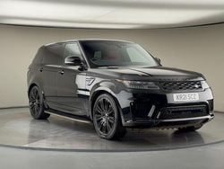 Santorini black Used 2021 Land Rover Range Rover Sport Autobiography Dynamic SUV | £38,700 (A bit pricey)