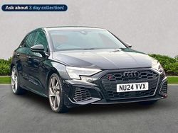 Black Used 2024 Audi S3 Sportback Black Edition Hatchback | £38,557