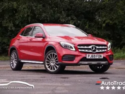 Red Used 2019 Mercedes GLA180 AMG line SUV | £18,199 (Fair price)