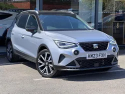 Silver+blckroof Used 2023 Seat Arona FR SUV | £15,595 (Fair price)