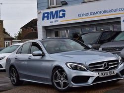 Silver Used 2017 Mercedes C250 AMG line Sedan | £12,750 (Fair price)