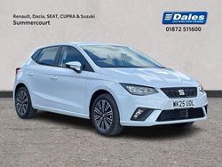 Metallic glecial white Used 2025 Seat Ibiza SE Technology Hatchback | £17,500 (Fair price)