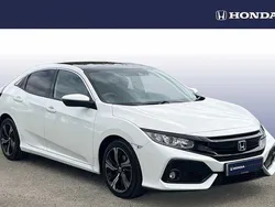 White Used 2019 Honda Civic EX Hatchback | £11,003 (Fair price)