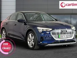 Blue Used 2022 Audi e-tron Design SUV | £23,127 (Expensive)