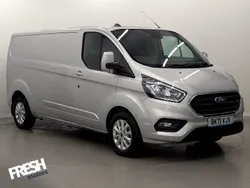 Moondust silver (metallic paint) Used 2021 Ford Transit Custom Limited | £15,190 (Good price)