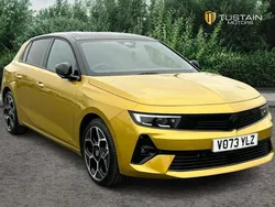 Yellow Used 2023 Vauxhall Astra Ultimate Hatchback | £22,999 (Expensive)