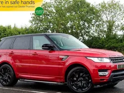 Red Used 2016 Land Rover Range Rover Sport HSE SUV | £18,995 (Good price)