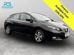 Black Used 2021 Nissan Leaf Acenta Hatchback | £7,695 (Good price)