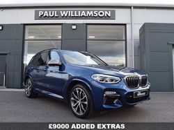 Blue Used 2018 BMW X3 M Sport SUV | £29,995 (Fair price)