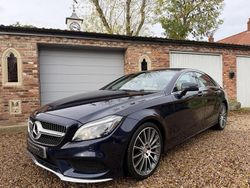 Blue Used 2015 Mercedes CLS350 AMG line Sedan | £11,995 (Fair price)