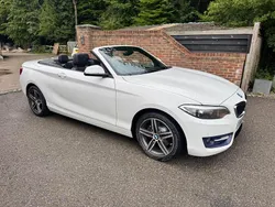 White Used 2015 BMW 220 Sport Line Cabriolet | £8,750 (Fair price)