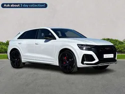 White Used 2020 Audi RS Q8 Advanced SUV | £76,268 (Fair price)