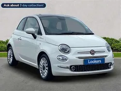 White Used 2022 Fiat 500 Dolcevita Hatchback | £9,320 (Fair price)