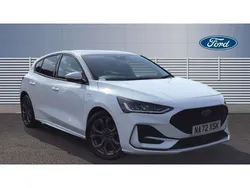 White Used 2022 Ford Focus ST-Line Hatchback | £13,532 (Fair price)