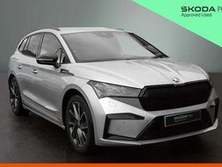 Brilliant silver metallic Used 2023 Skoda Enyaq iV SportLine SUV | £27,995 (Fair price)