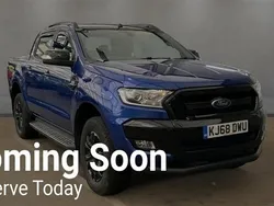 Blue Used 2019 Ford Ranger Wildtrack Pickup | £25,181 (Expensive)