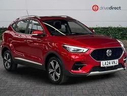 Tri coat dynamic red Used 2024 MG ZS Excite Sedan | £13,840 (Fair price)
