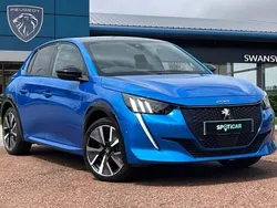 Blue Used 2022 Peugeot e-208 GT Hatchback | £12,995 (Fair price)