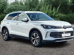 Pure white Used 2024 VW Tiguan Elegance SUV | £31,495 (Expensive)