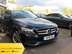Blue Used 2018 Mercedes C220 Sedan | £11,695 (Super price)