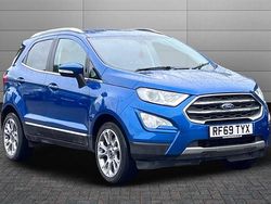 Desert island blue Used 2020 Ford Ecosport Titanium SUV | £9,650 (Fair price)