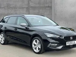 Metallic midnight black Used 2025 Seat Leon FR Estate | £27,490