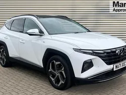 Solid dover white Used 2021 Hyundai Tucson Ultimate SUV | £22,819 (Fair price)