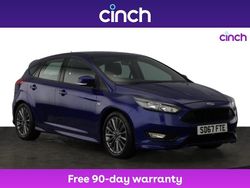 Blue Used 2017 Ford Focus ST-Line Hatchback | £7,499 (Fair price)