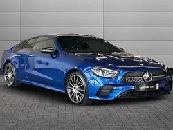 Spectral blue Used 2023 Mercedes E300 AMG line Coupe | £36,993 (Fair price)