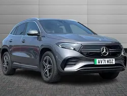 Mountain grey Used 2021 Mercedes EQA350 AMG line SUV | £22,990 (Fair price)