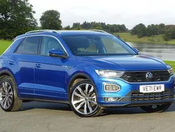 Blue Used 2021 VW T-Roc R-line SUV | £23,580 (Fair price)