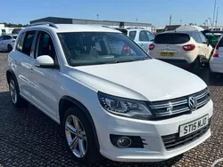 White Used 2015 VW Tiguan R-line SUV | £9,299 (Fair price)