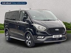 Black Used 2021 Ford Transit Custom Active Van | £25,190 (Expensive)