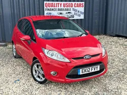 Red Used 2012 Ford Fiesta Zetec Hatchback | £1,990 (Fair price)