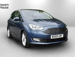 Blue Used 2018 Ford C-MAX Titanium X MPV | £13,000 (A bit pricey)
